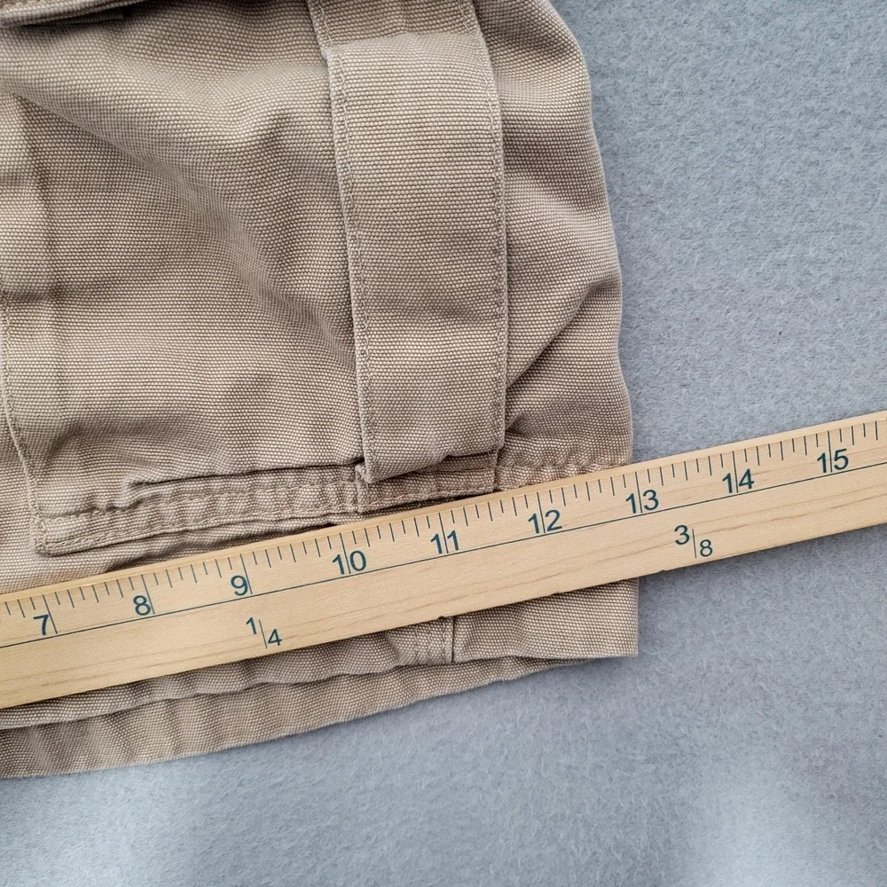 Carhartt Cargo Shorts Men's 40 Khaki Cotton Workwear Outdoor Utility Casual